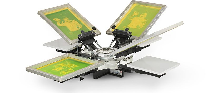 V-100 Tabletop Press 4 Station/4 Color