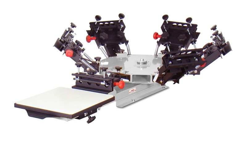 V-1000 Tabletop Press 1 Station/4 Color