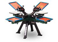 Vastex V2000HD 4 Color 4 Station Manual Screen Printing Press