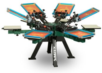 Vastex V2000 6 Color/6 Station Press