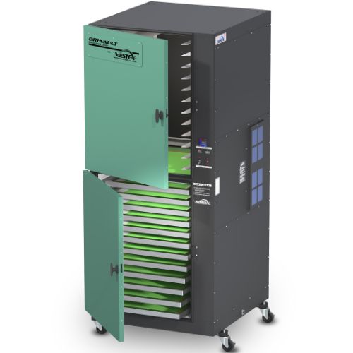Vastex Dri-Vault 24 Screen Drying Cabinet with digital temperature controller