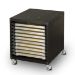 Vastex UC-1000 Utility Cart with 10 screen printing screens