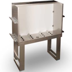 Vastex 51 inch washout booth stainless steel for screen printing