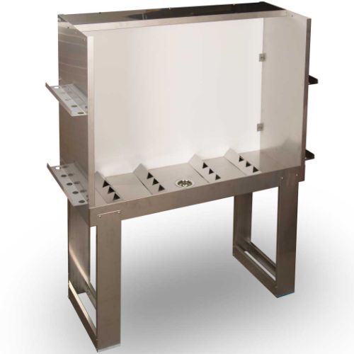 Vastex 51 inch washout booth stainless steel for screen printing