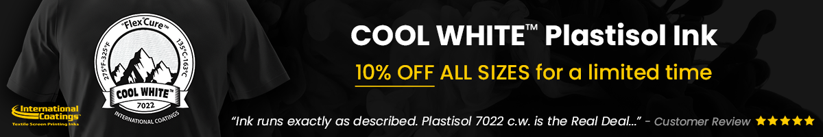 7022 Cool White Ink on Sale