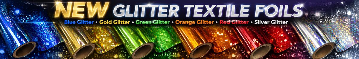 New Glitter Holographic Textile Foils