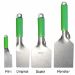 Mini, Original, Super, and Monster Aluminum Bucket Scoops – Screen Printing Ink Scoop Size Comparison