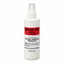 Quick-Tac Refill Activator 8 oz Spray Bottle for Screen Printing Instant Adhesives