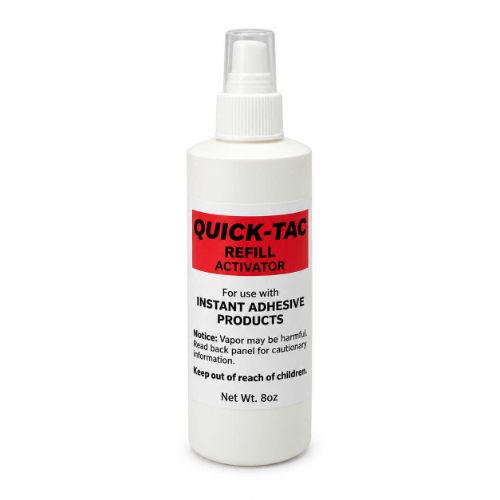 Quick-Tac Refill Activator 8 oz Spray Bottle for Screen Printing Instant Adhesives