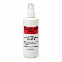 Quick-Tac Refill Activator 8 oz Spray Bottle for Screen Printing Instant Adhesives