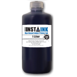 InstaInk™ 1 Liter Black Dye Film Ink (EPSON) black inkjet ink, screen printing, film