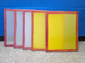Screen printing mesh count chart and guide. Understanding when to use what mesh count with different inks